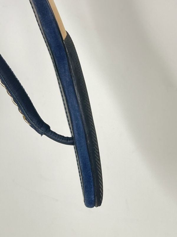 【分期0利率】CHANEL 20P T字金鍊涼鞋【9成新】 