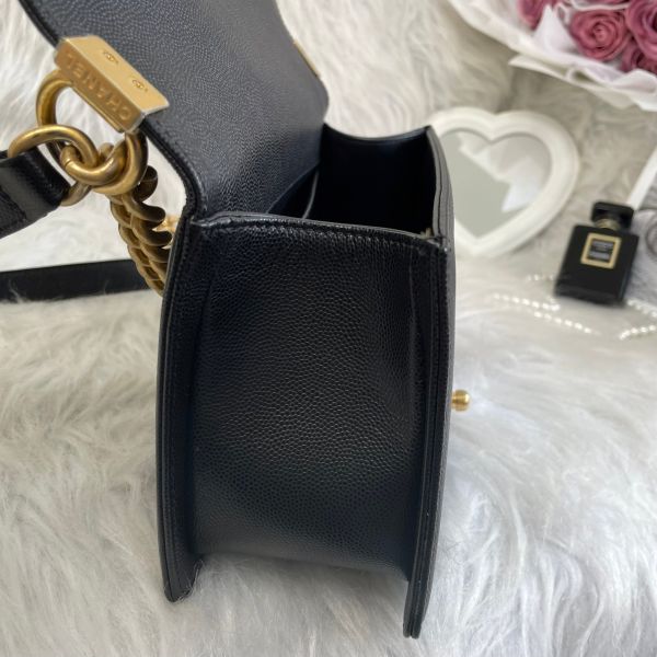 【12期0利率】CHANEL BOY 25口蓋包 【95成新】 