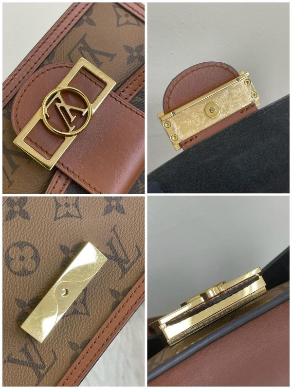 【9成新】LV Dauphine 鏈帶錢包 