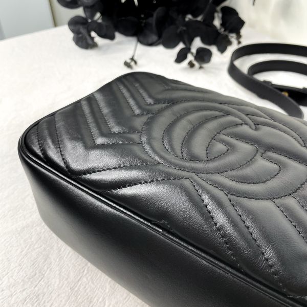【12期0利率】GUCCI GG Marmont 相機包【9成新】 