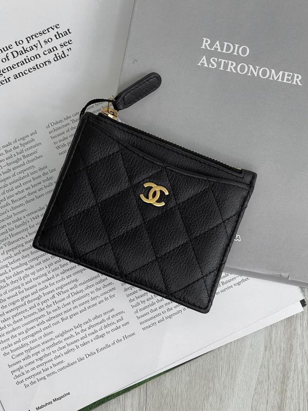 【9成新】CHANEL 拉鍊卡包 