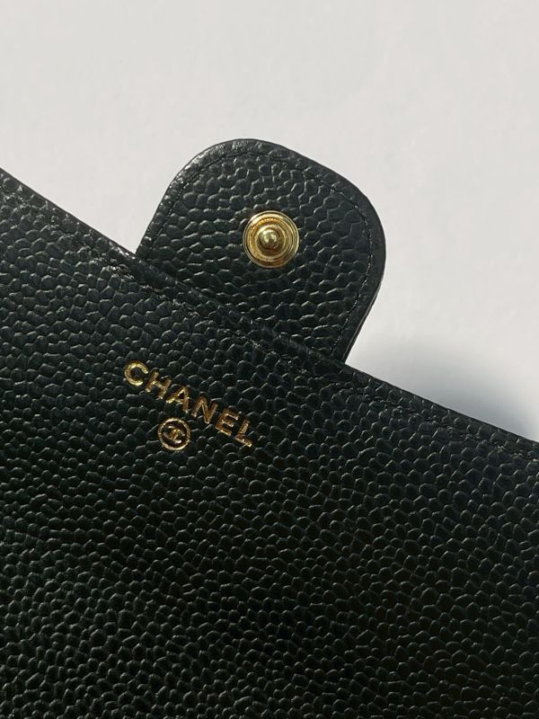 【95成新】CHANEL COCO 經典翻蓋長夾 