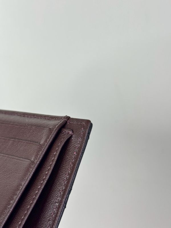 【99成新】CHANEL COCO 背面拉鍊三折短夾 