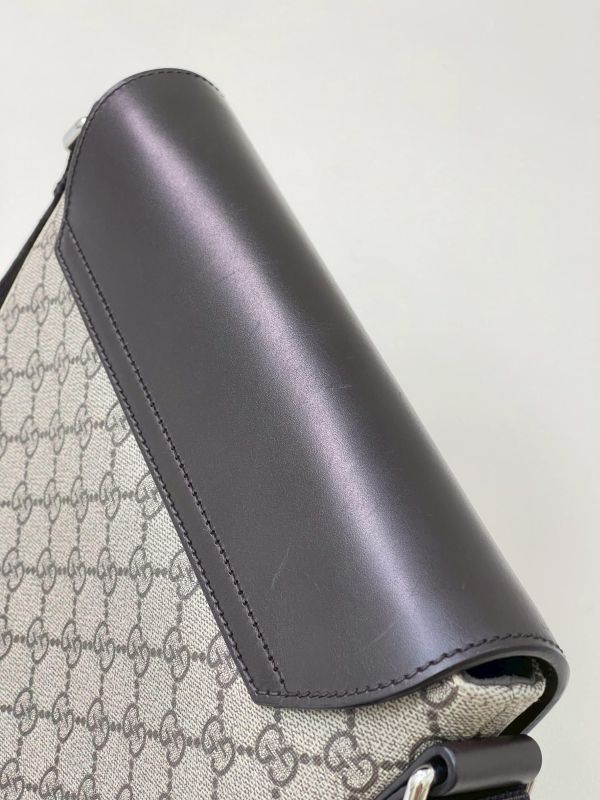 【9成新】GUCCI 男款老花斜背包 