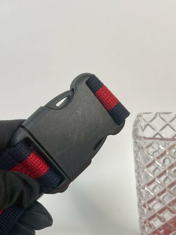 【分期0利率】GUCCI GG BLACK 黑武士胸包【99成新】 