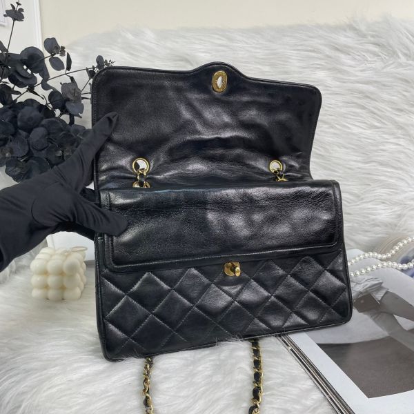 【85新】【12期0利率】CHANEL 巴黎限定鴛鴦扣CF 28CM 
