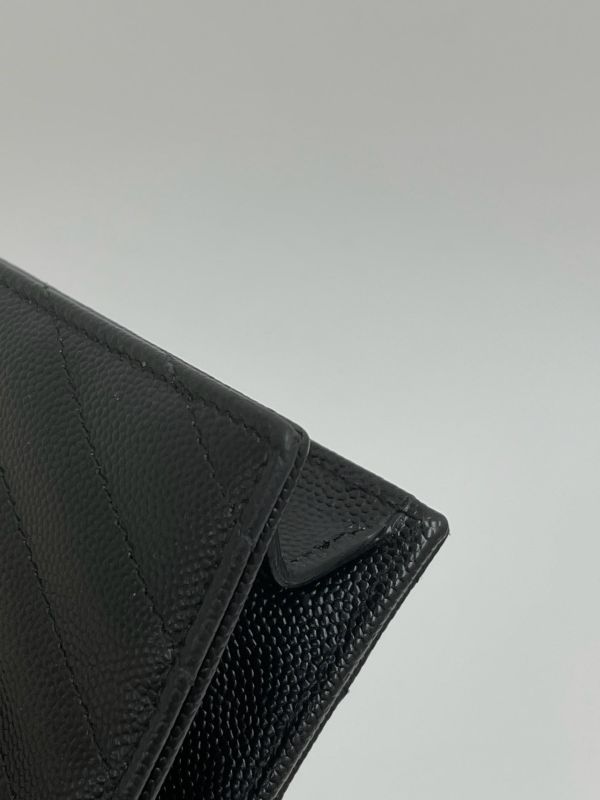 【95成新】YSL WOC 魚子醬鍊包黑金 19.5CM 