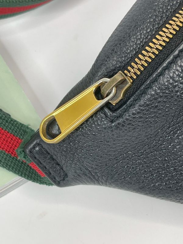 【分期0利率】GUCCI 皮革迷你腰包  95公分【85成新】 
