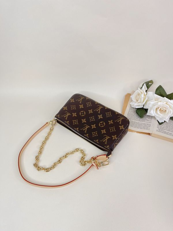 【分期0利率】LV Pochette Accessoires 大麻將包【全新品】