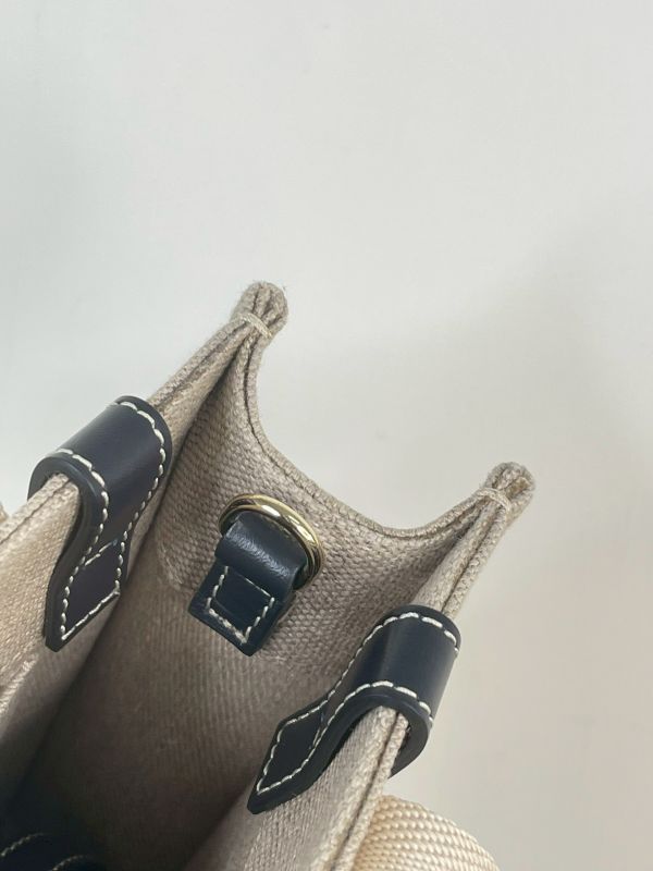【分期0利率】Chloé 背帶款小號 Woody Tote Bag 深藍色【99成新】 