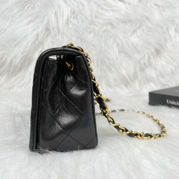 【12期0利率】Chanel VTG  Mini 書包釦口蓋包 19cm【9成新】 