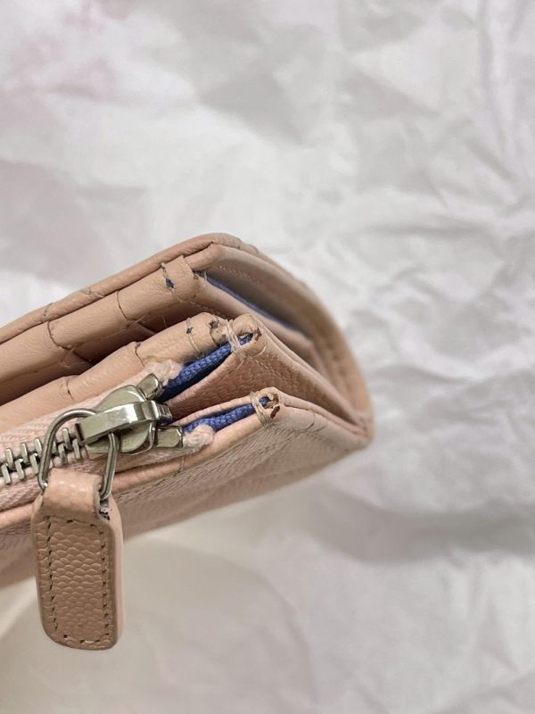 【9成新】Chanel 19 對開短夾 