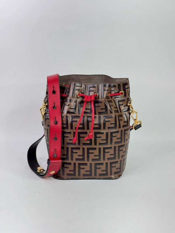 【9成新】FENDI  Mon Tresor 水桶包 大號 