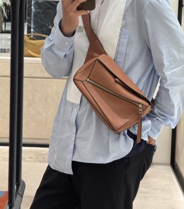 【95成新】LOEWE PUZZLE 小號腰包 