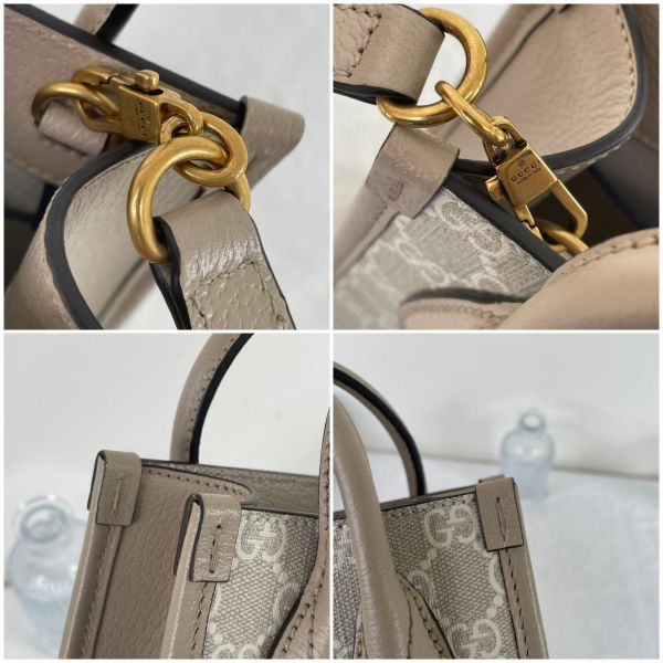 【12期0利率】Gucci 迷你琴譜包 奶茶色【95成新】 