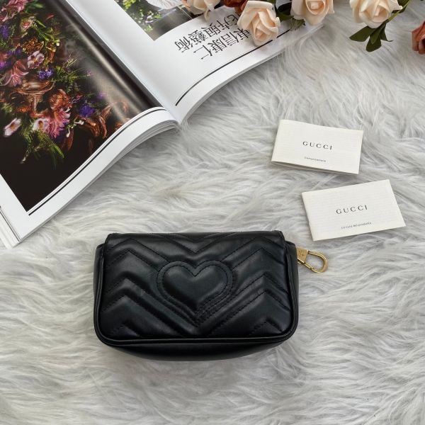 【12期0利率】GUCCI GG MARMONT迷你翻蓋單肩包【9成新】 