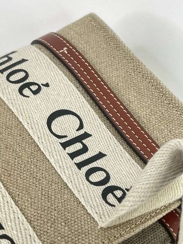 【95成新】CHLOE WOODY TOTE 迷你 棕 