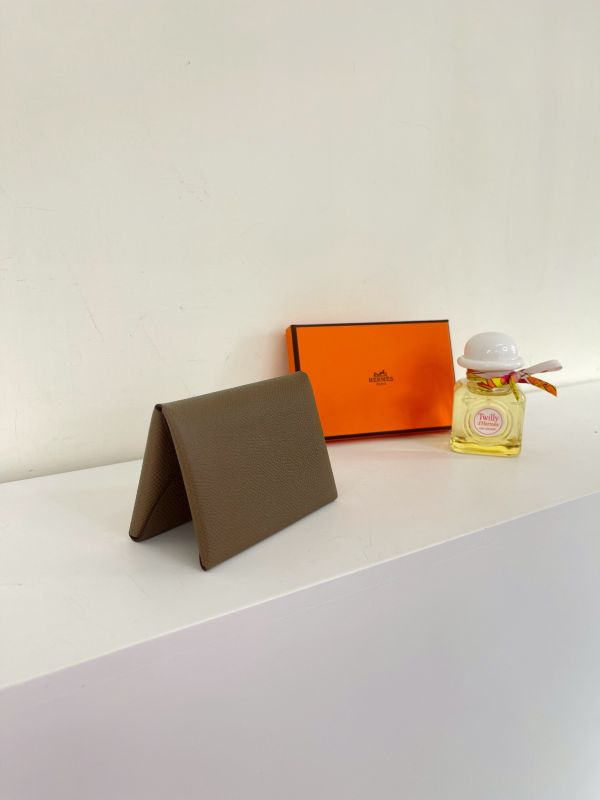 【分期0利率】HERMES Calvi Duo雙層卡片套【95成新】 