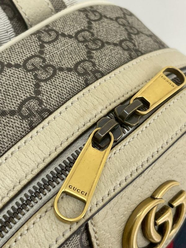 【9成新】GUCCI OPHIDIA GG 雙肩後背包 