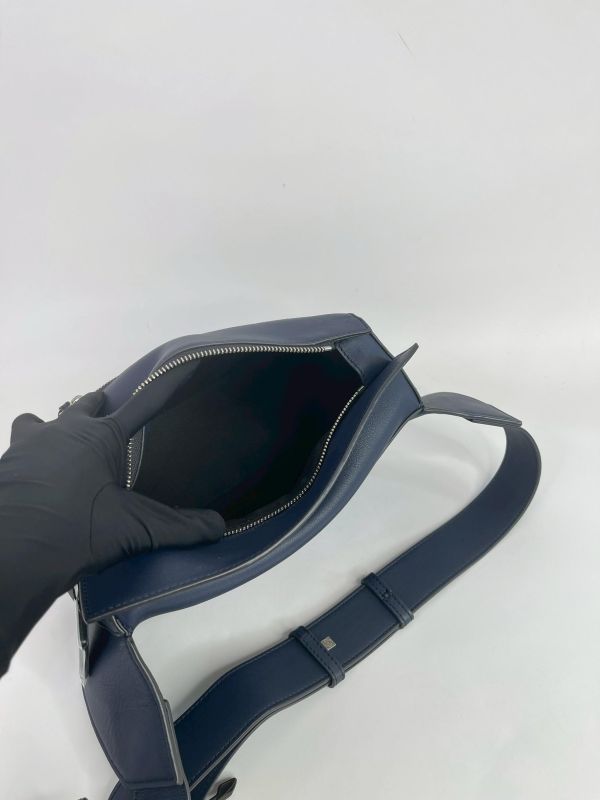 【95成新】LOEWE 小牛皮PUZZLE EDGE腰包小號 