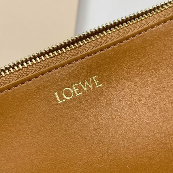 【12期0利率】LOEWE PUZZLE FOLD POUCH  沙色【99成新】 