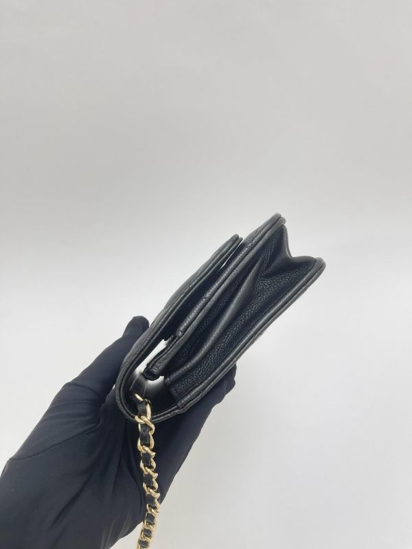【95成新】CHANEL 22P 雙C鍊帶 WOC 