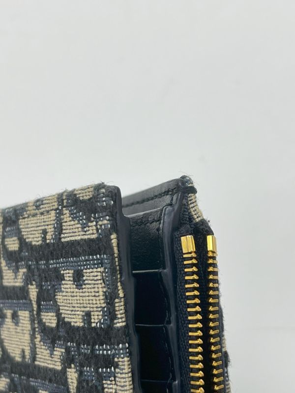 【95成新】Dior 老花零錢短夾 