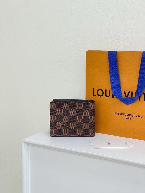 【95成新】LV Slender錢包棋盤格短夾 