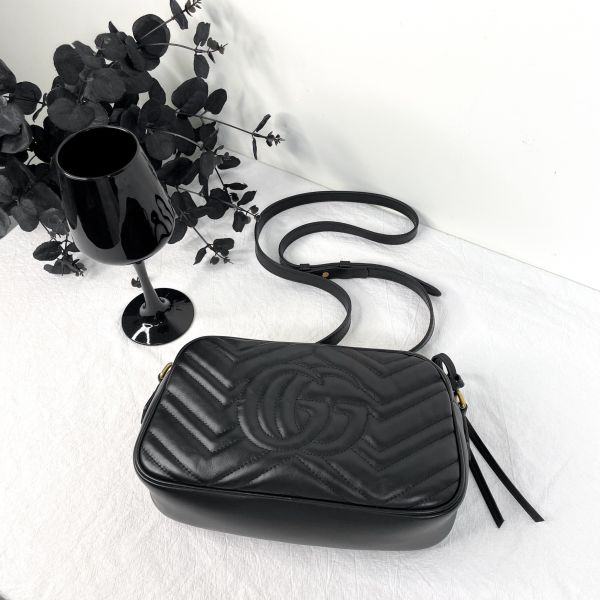 【12期0利率】GUCCI GG Marmont 相機包【9成新】 