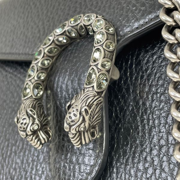 【12期0利率】GUCCI  DIONYSUS黑皮革WOC 20公分【95成新】 