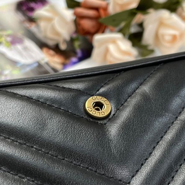 【12期0利率】GUCCI GG MARMONT迷你翻蓋單肩包【9成新】 