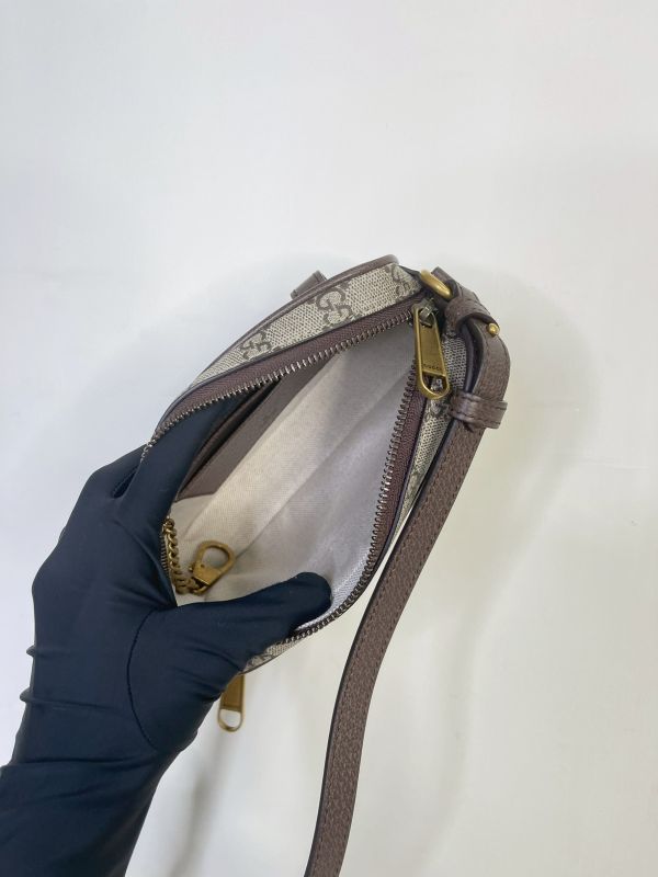 【99成新】GUCCI Ophidia 前口袋腰包斜背兩用包 