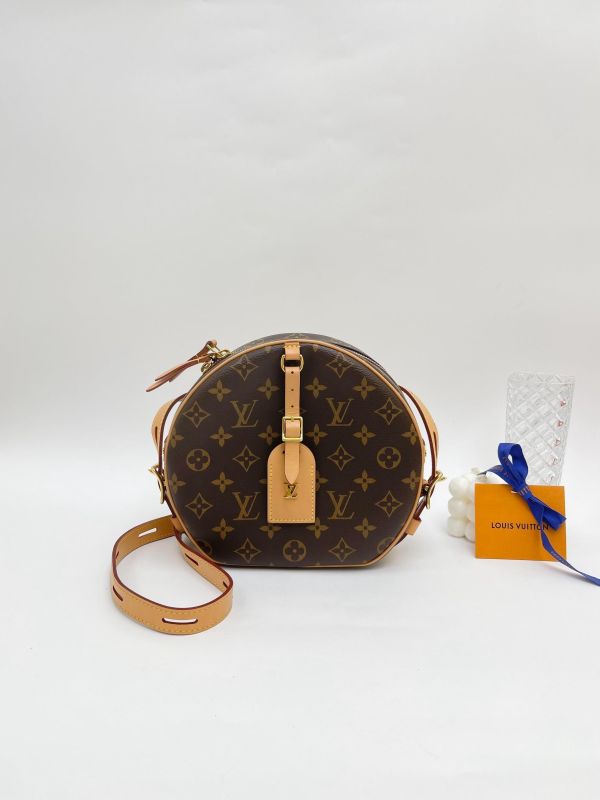 【98成新】LV BOÎTE CHAPEAU 圓餅包 MM 