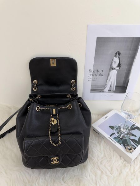 【95成新】CHANEL DUMA 單口袋後背包 大號 