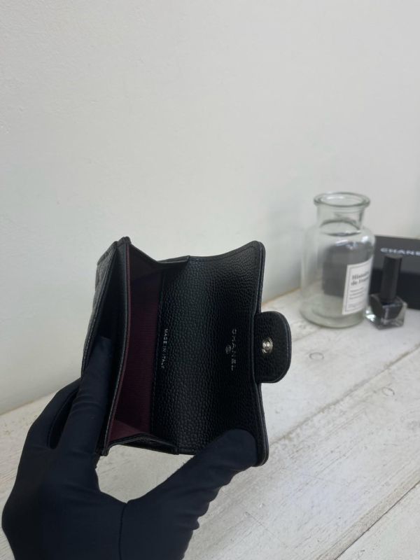 【未使用閒置品】CHANEL COCO 牛皮零錢卡包 