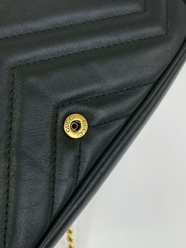 【9成新】GUCCI Marmont 迷你肩背包 
