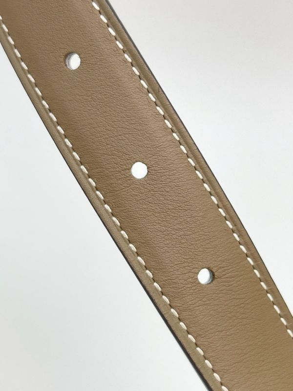【95成新】HERMES 漸層琺瑯雙面皮帶 24MM 