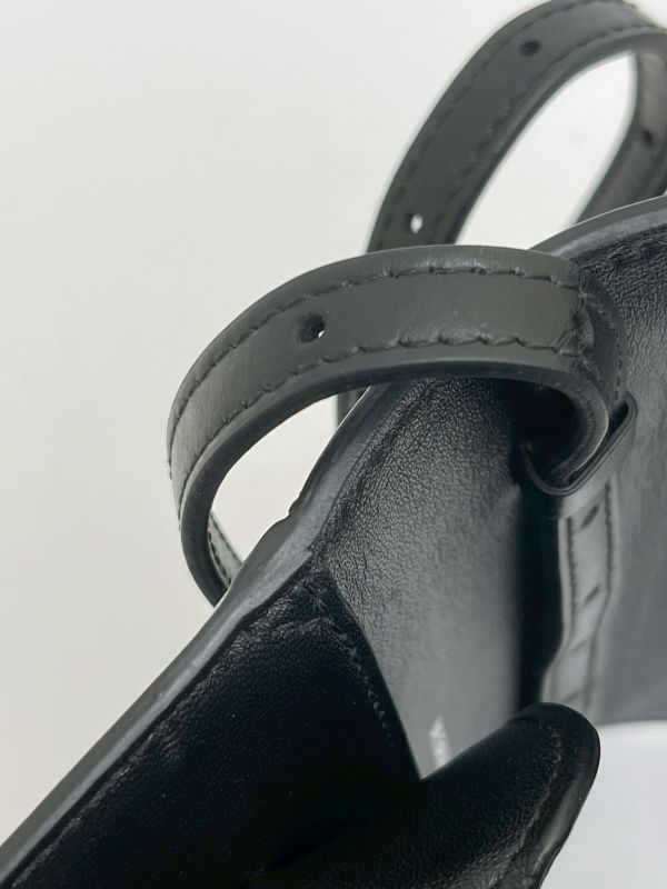 【9成新】BALENCIAGA 金屬B Logo風琴小方包 