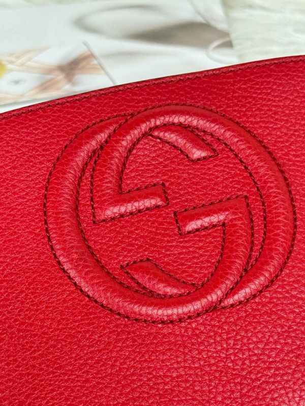 【分期0利率】GUCCI SOHO 流蘇翻蓋鍊包【95成新】 