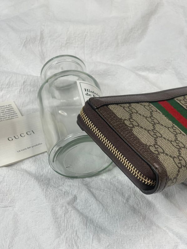 【分期0利率】GUCCI OPHIDIA GG拉鍊長夾【未使用閒置品】 
