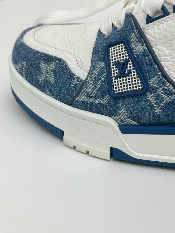 【95成新】LV TRAINER 牛仔藍 36號 