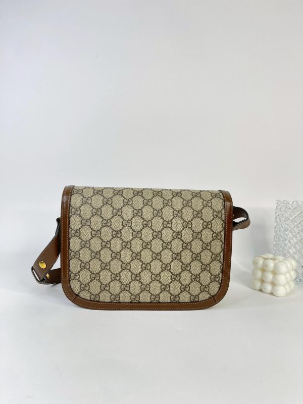 【95成新】GUCCI Horsebit 1955 中號肩揹袋 