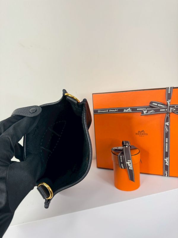 【分期0利率】HERMES Evelyne mini 黑色【未使用閒置品】 