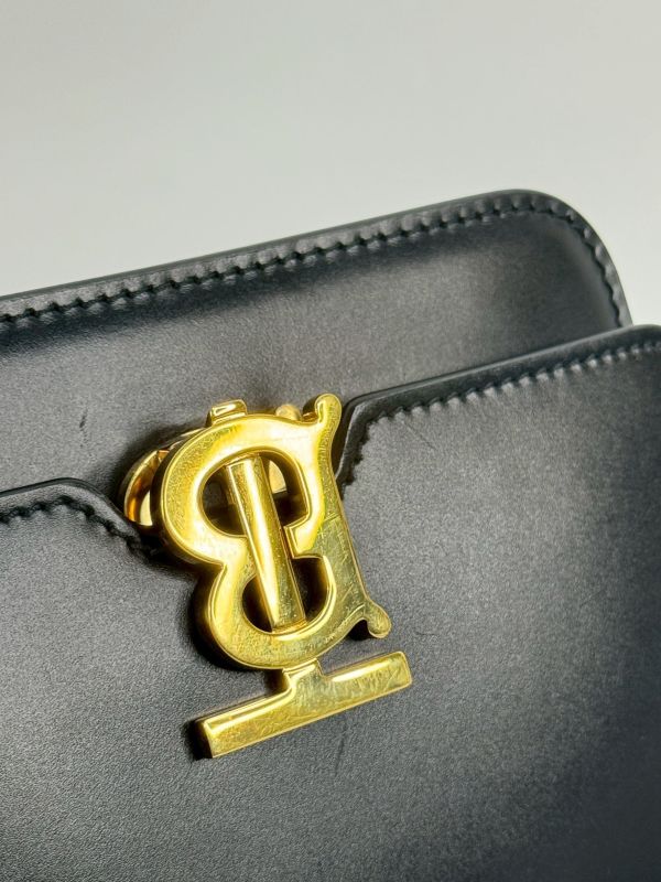 【分期0利率】BURBERRY TB鎖頭 MINI翻蓋斜背包【9成新】 
