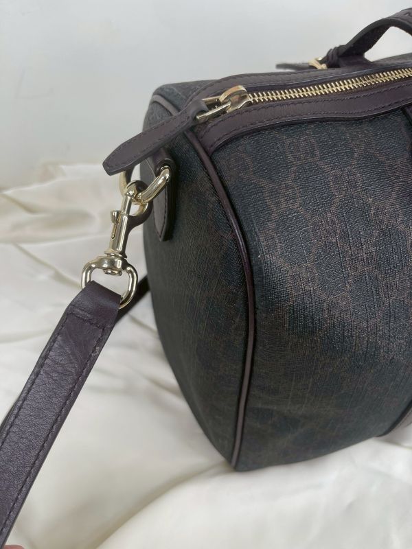 【分期0利率】GUCCI 老款滿版雙G帆布波士頓包【9成新】 