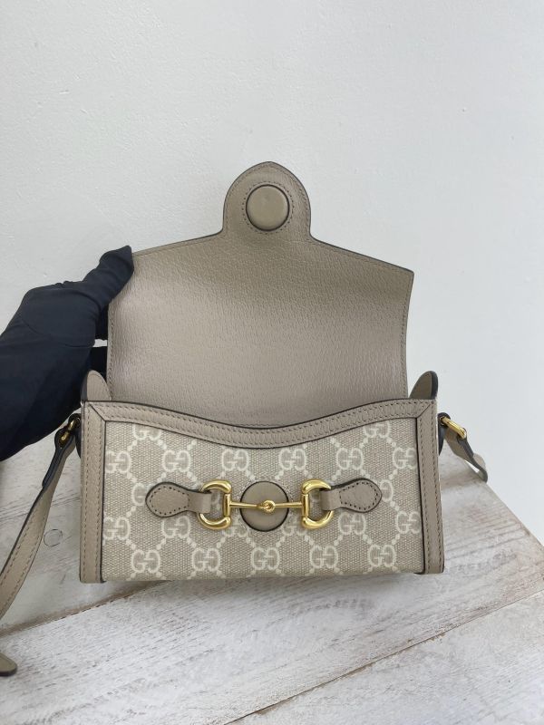 【9成新】Gucci 馬銜扣 1955 迷你包 