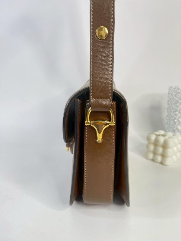 【95成新】GUCCI Horsebit 1955 中號肩揹袋 