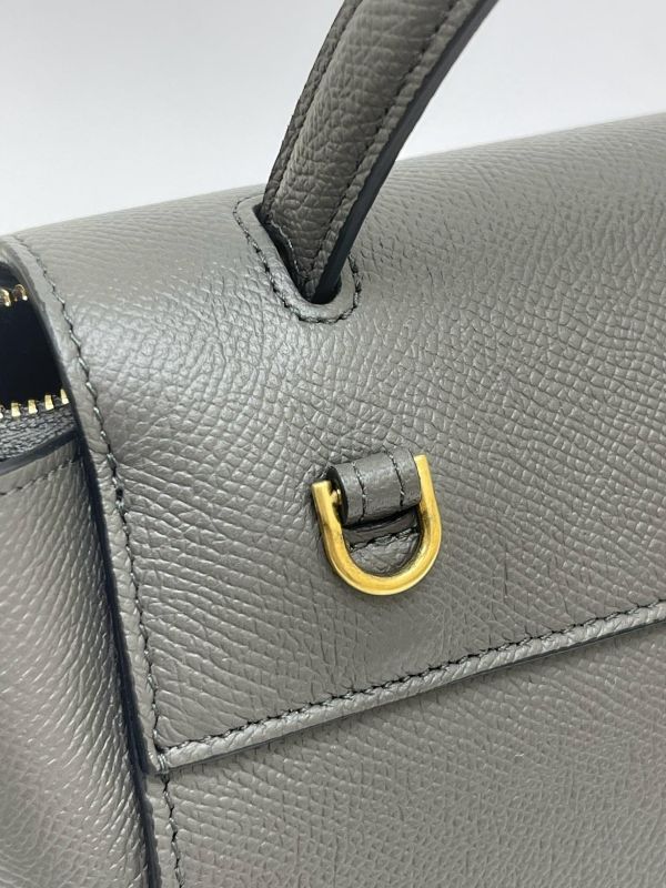 【95成新】CELINE 小牛皮BLET手袋鯰魚包NANO 