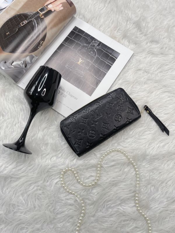 【分期0利率】LV Monogram Empreinte皮革拉鍊長夾【9成新】 