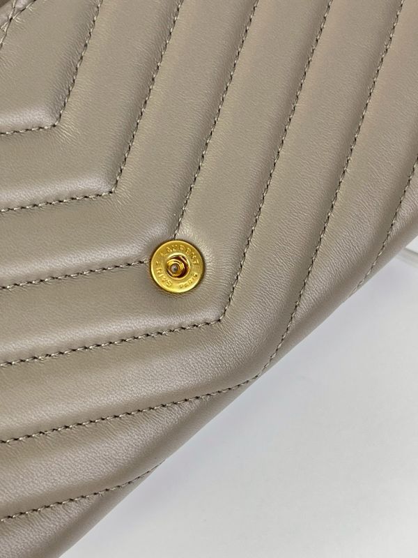 【95成新】YSL CASSANDRE小羊皮大信封長夾 